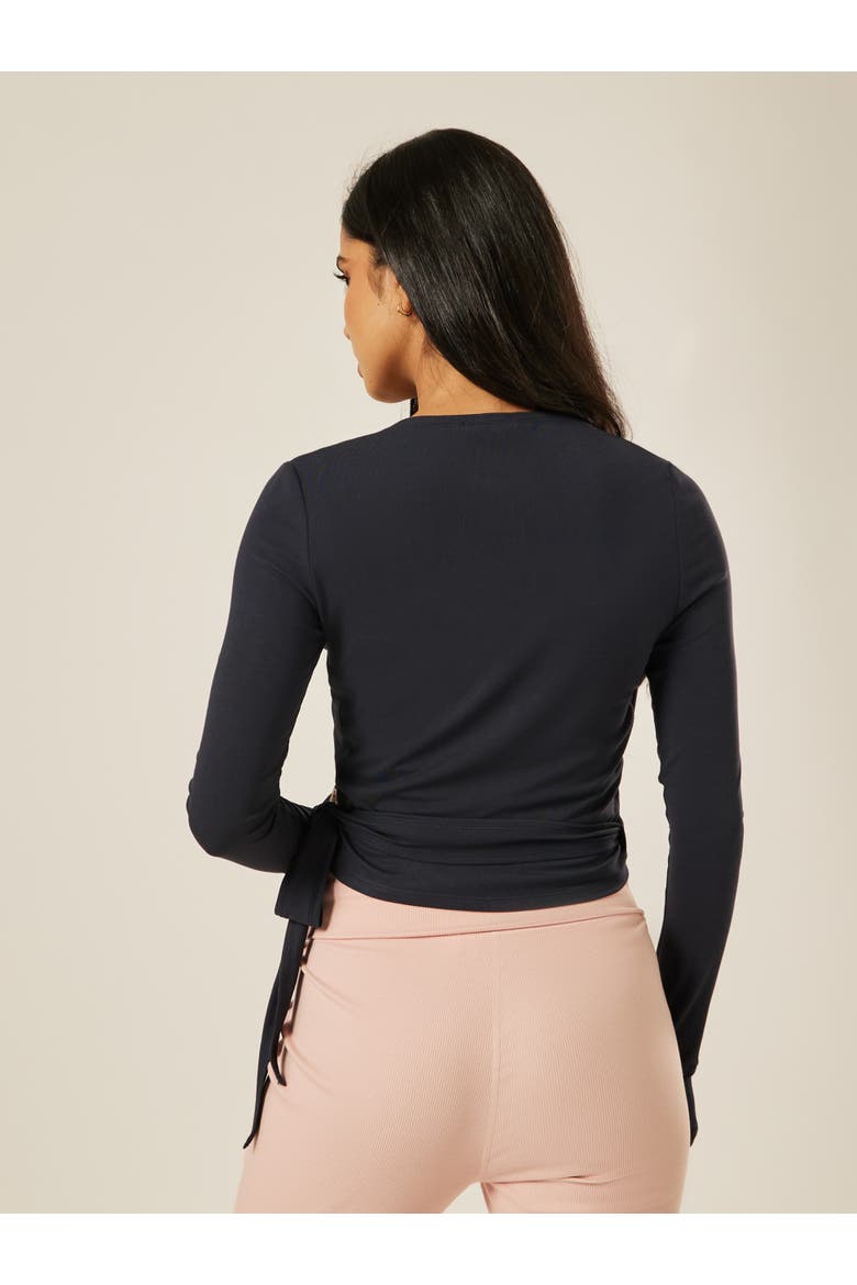 The Ultimate Ballet Wrap Top, Alternate, color, Midnight