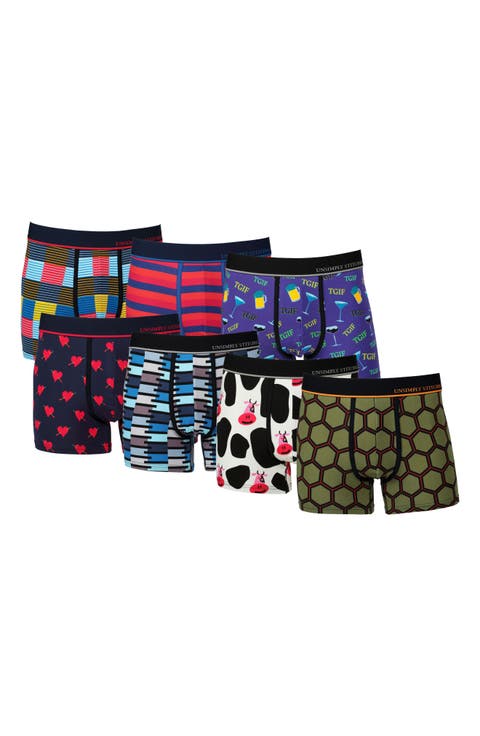 7-Pack Assorted Stretch Cotton Trunks