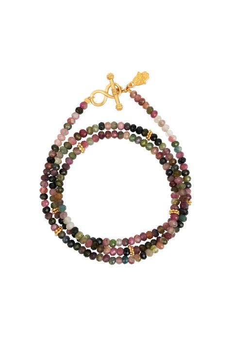 Infinite Aspiration Tourmaline Wrap Bracelet