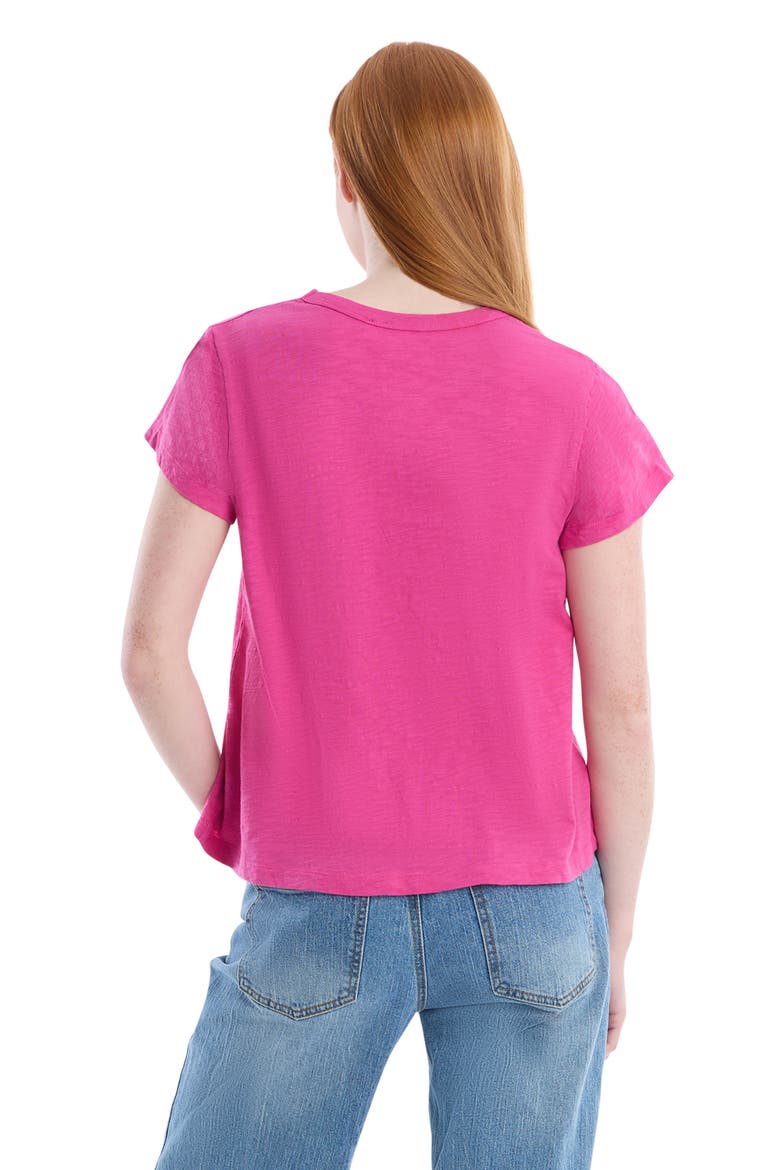 Baby Fit Shrunken Crew Short Sleeve Tee, Alternate, color, Rose Violet