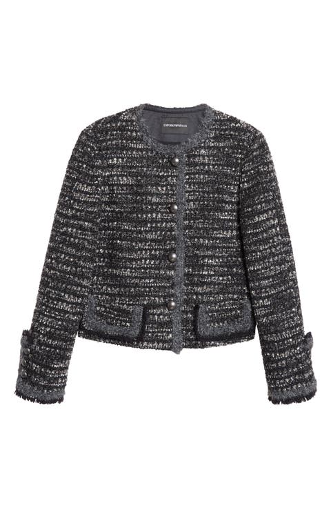 Metallic Tweed Jacket
