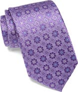 Duchamp Small Medallion Silk Tie