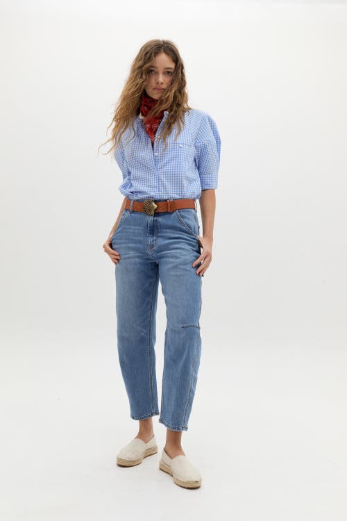 Lanhtropy Ambar Denim Pants In Blue