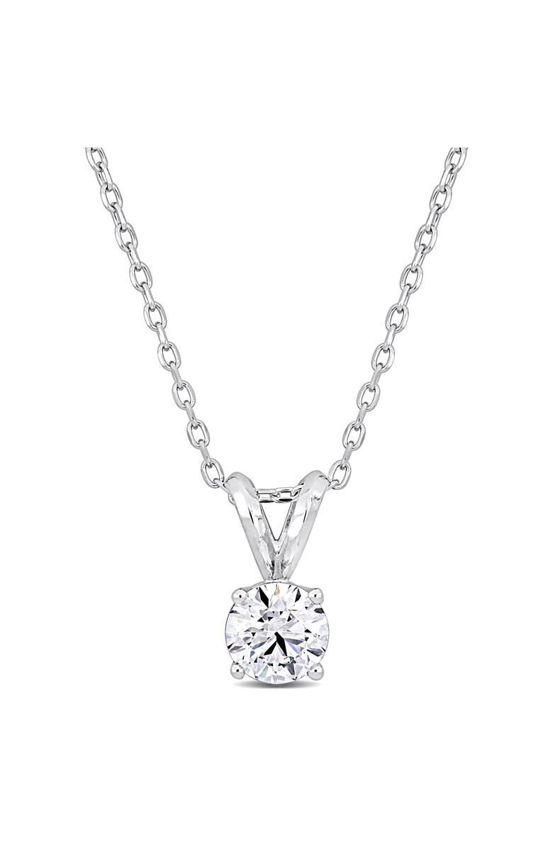 Julianna B. 3/4 CTW Lab-Grown Diamond Solitaire Necklace Platinum, Main, color,