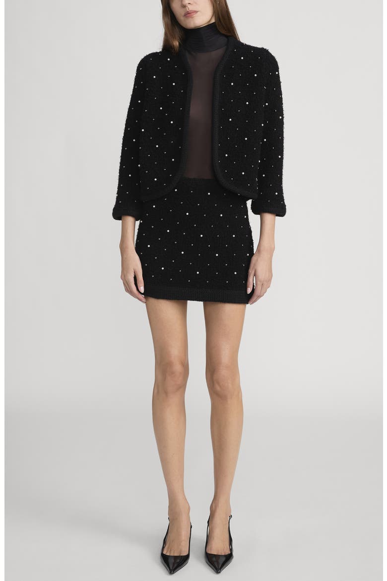 The Embellished Jacket, Alternate, color, BLACK