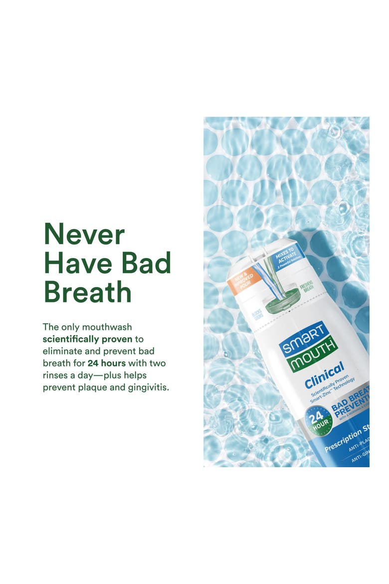 Clinical Activated Zinc Ion Mouthwash Clean Mint 16 fl oz 3 Pack Clean Mint Flavor, 16 fl oz, Alternate, color, Clean Mint