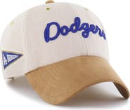 Stoney Clover Lane X '47 Men's '47 x Stoney Clover Lane  Natural/Tan Los Angeles Dodgers Script Charm Clean Up Adjustable Hat