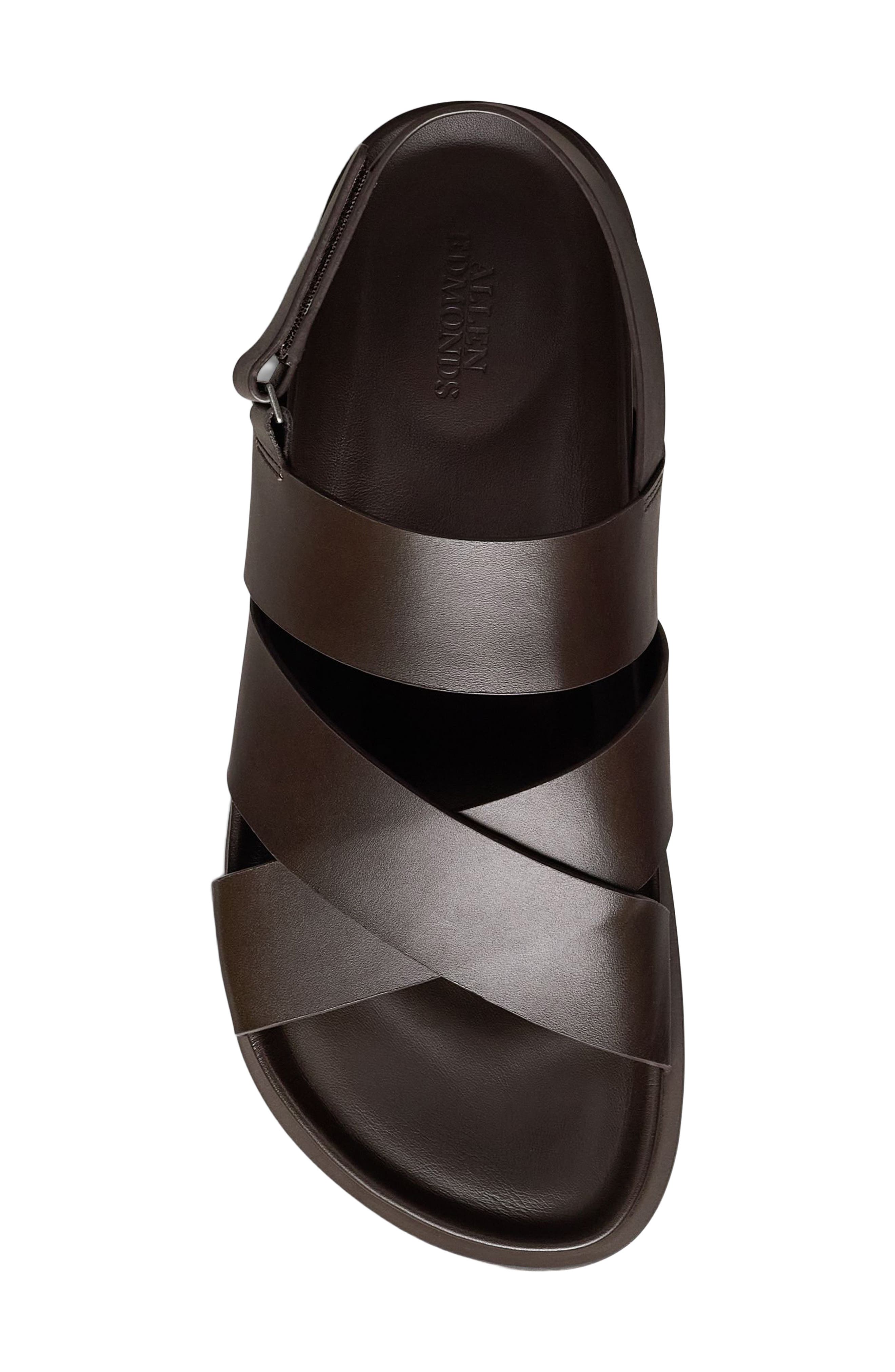 Davenport Sandal, Alternate, color, DARK BROWN