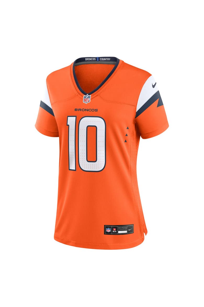 Women's Nike Bo Nix  Orange Denver Broncos Game Jersey, Alternate, color, Orange