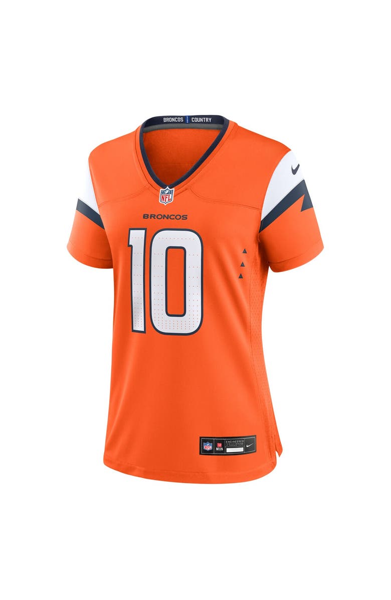 Nike Women's Nike Bo Nix Orange Denver Broncos Game Jersey, Alternate, color, Orange