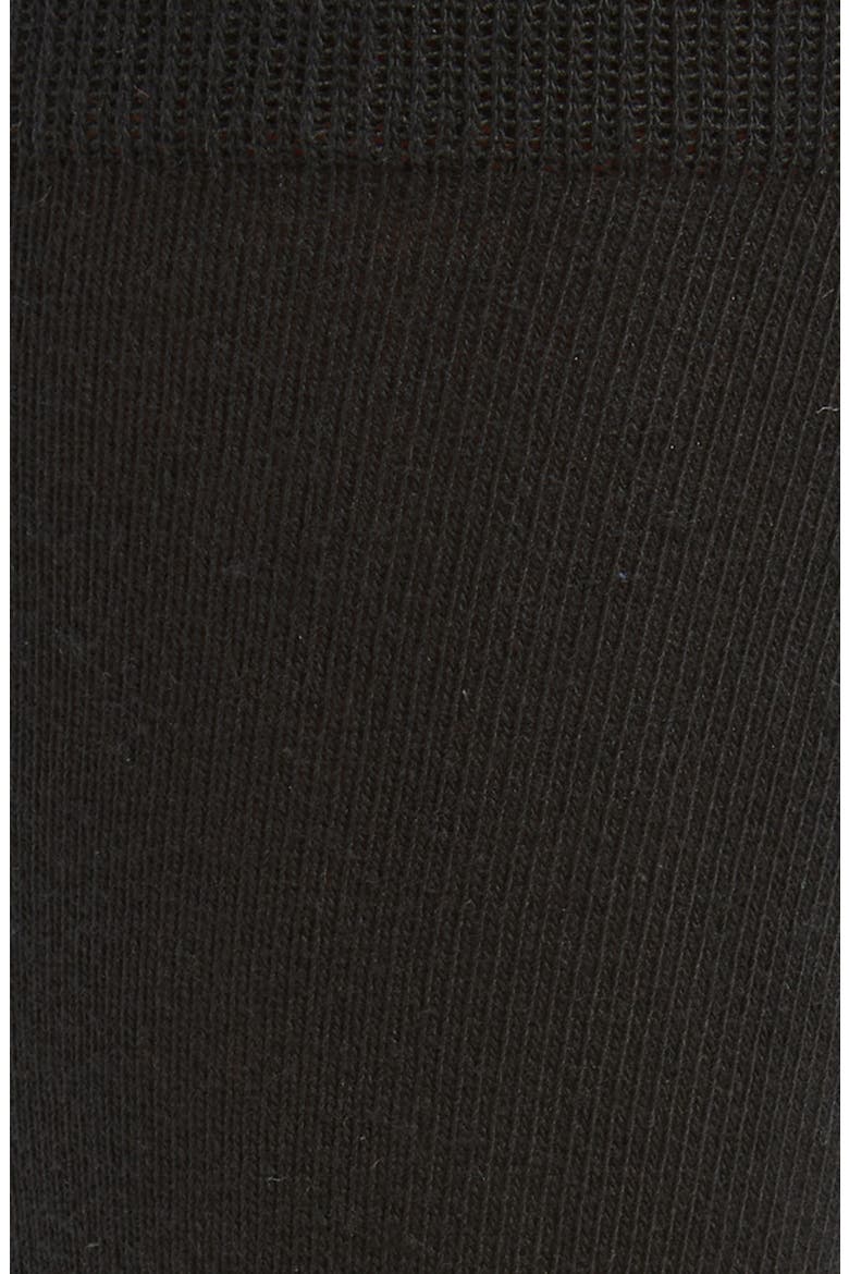 Cushion Foot Socks, Alternate, color, BLACK