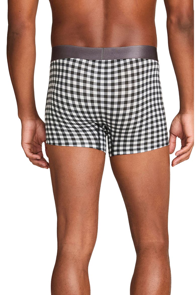 2-Pack Second Skin 4-Inch Boxer Briefs, Alternate, color, GREY HARVEST GINGHAM/ BLACK