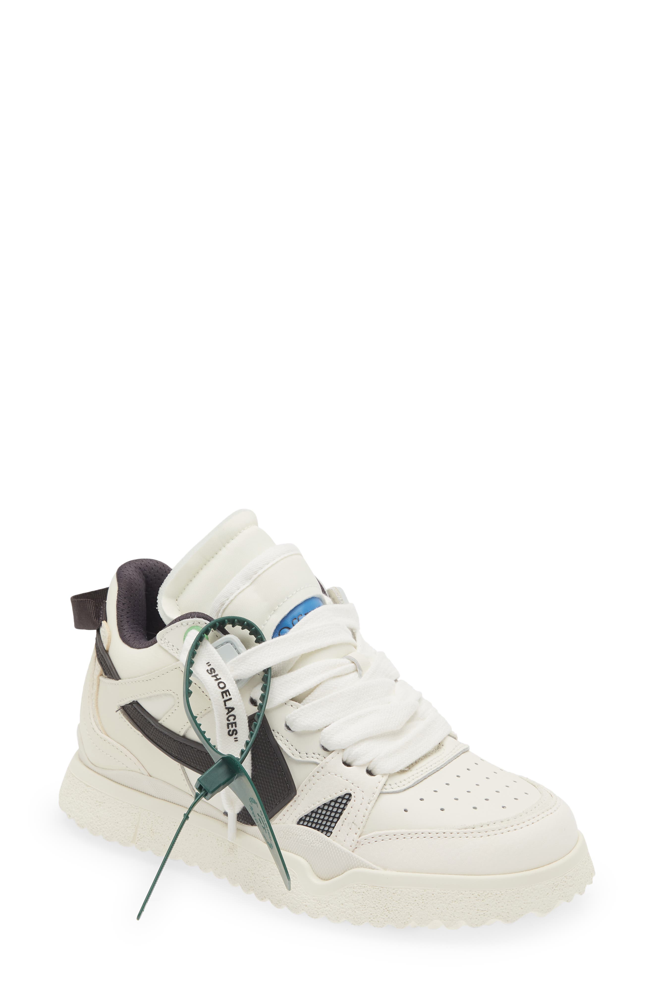 Off-White Mid Top Sponge Sneaker, Main, color, 