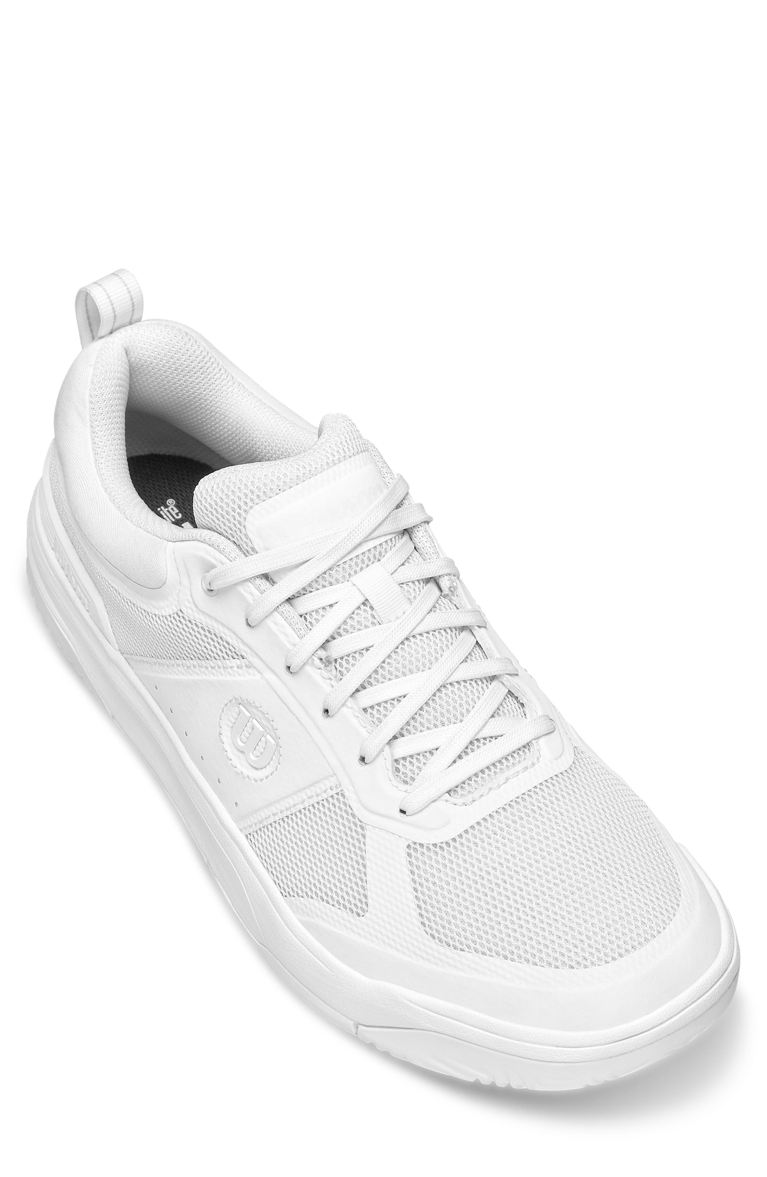 Pickle Pro Pickleball Sneaker, Main, color, CLEAR WHITE / CLEAR WHITE