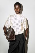 COS Draped Scarf-Detail Top