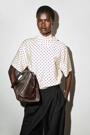 COS Draped Scarf-Detail Top