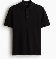 H&M Slim Fit Textured Polo Shirt