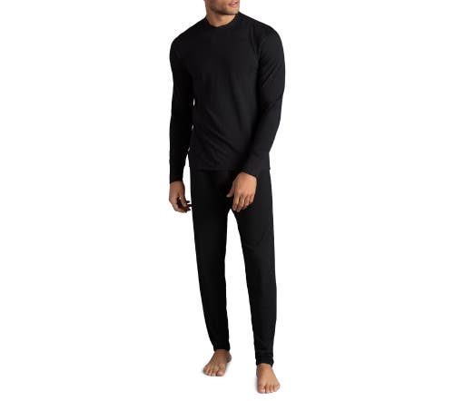 Watson's Heat Baselayer Thermal Long John Underwear In Black