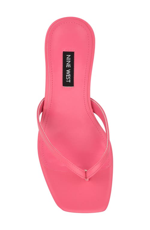 Shop Nine West Andela Flip Flop In Medium Pink