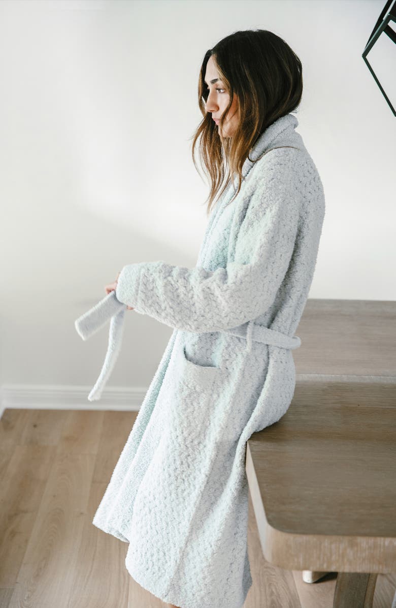 Sunday Citizen Snug Waffle Robe, Alternate, color, Cloud Grey