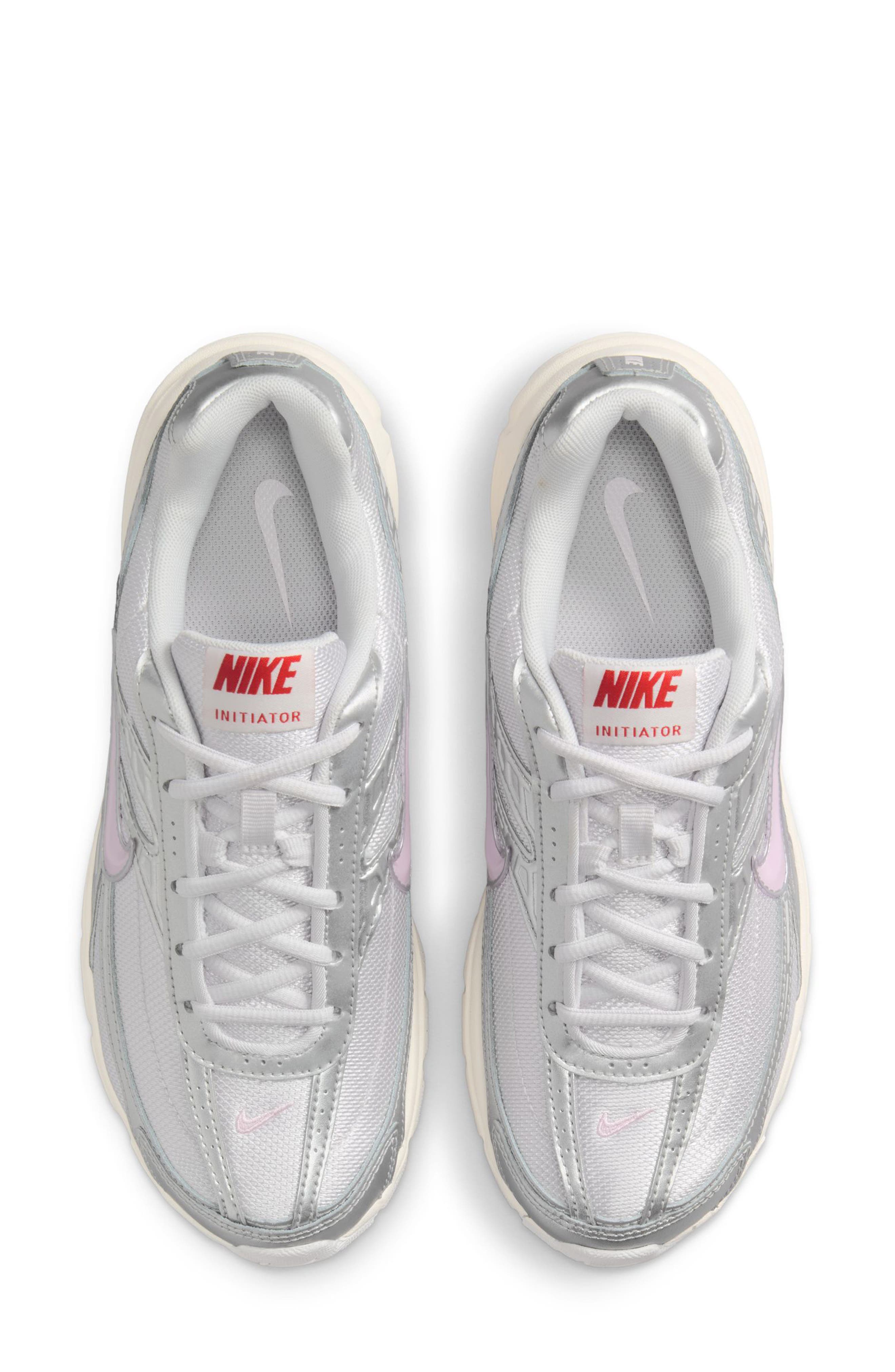 Nike Initiator Running Shoe, Alternate, color, Grey/ Pink/ Silver