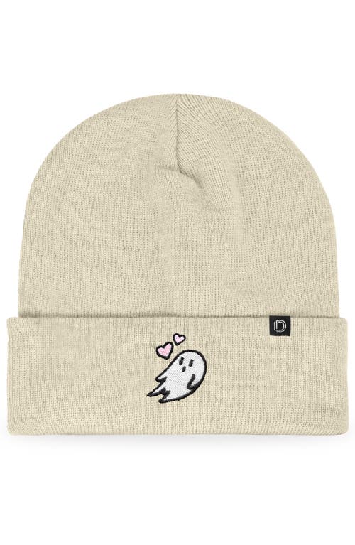 Dalix Heartly Ghost Beanie In Black