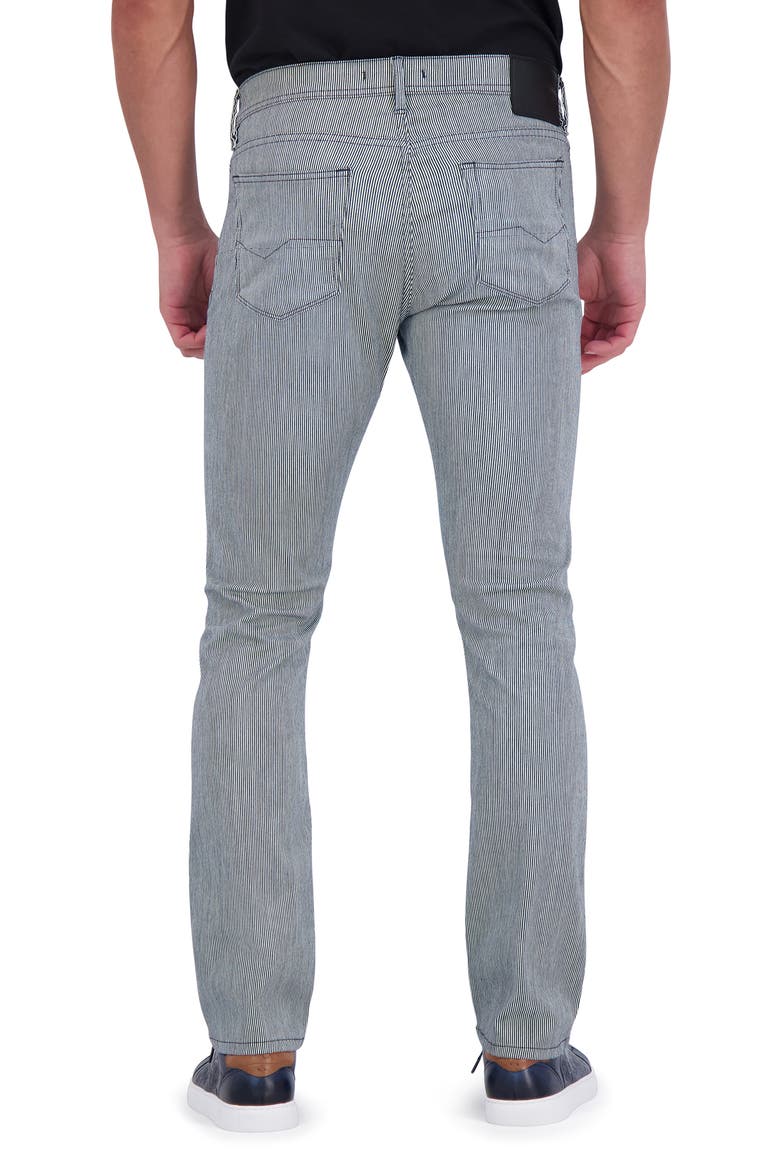 Grassini Stripe Straight Leg Pants, Alternate, color, INDIGO