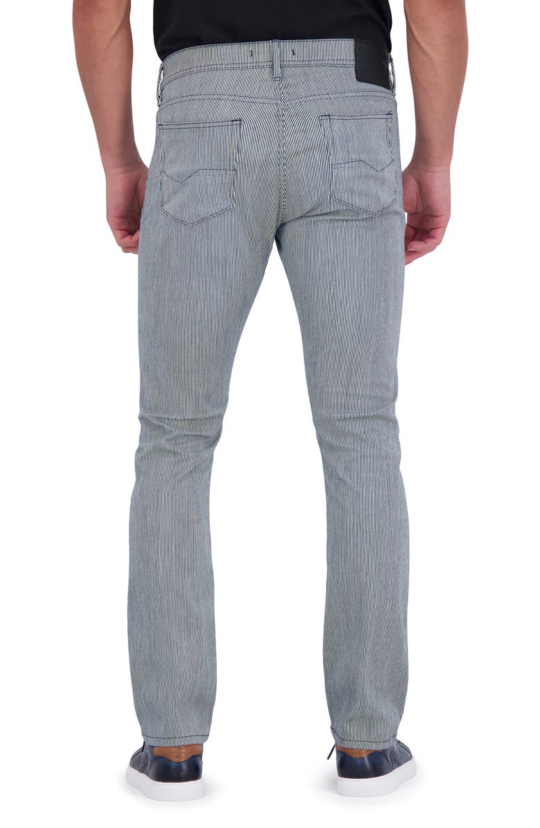 Robert Graham Grassini Stripe Straight Leg Pants, Alternate, color, Indigo