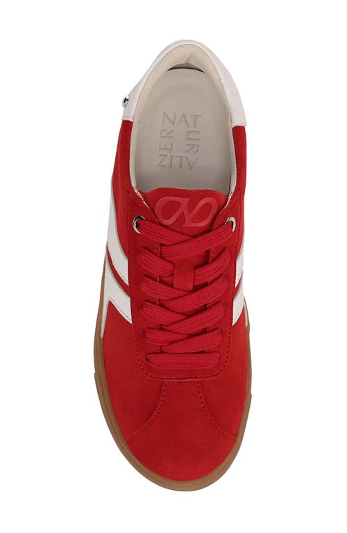 Naturalizer Medina Sneaker In Crimson Red/warm White