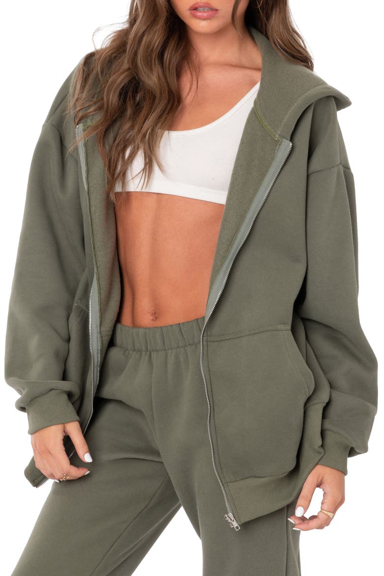 Nova Oversize Hoodie, Main, color, OLIVE