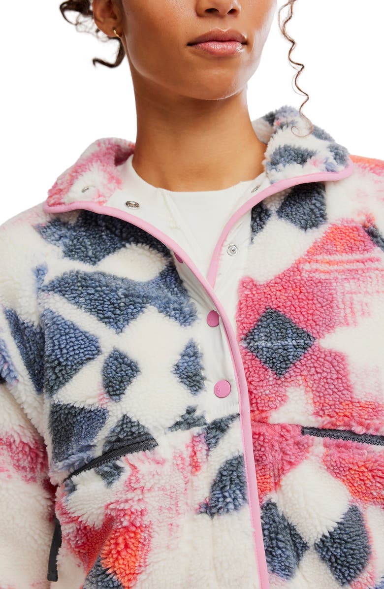 FP Movement by Free People FP Movement Rocky Ridge Fleece Jacket, Alternate, color, Mystic Meadow