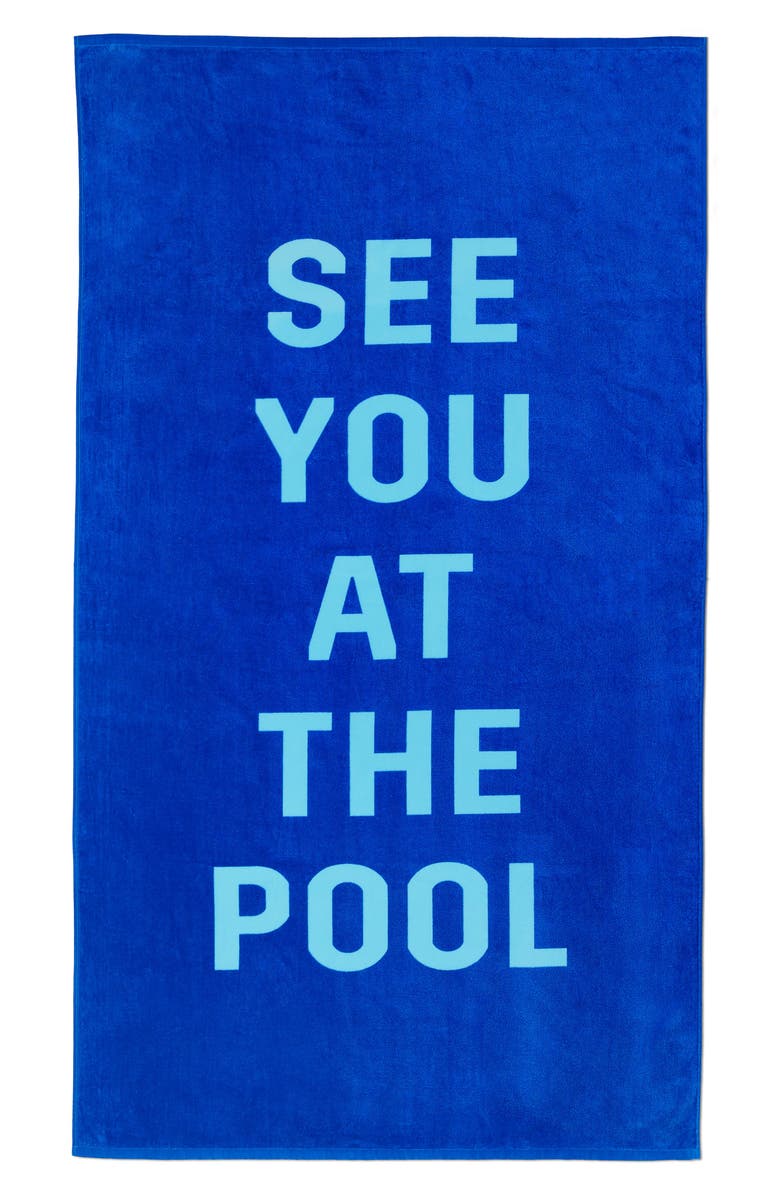 ban.do See You at the Pool Towel, Main, color, 