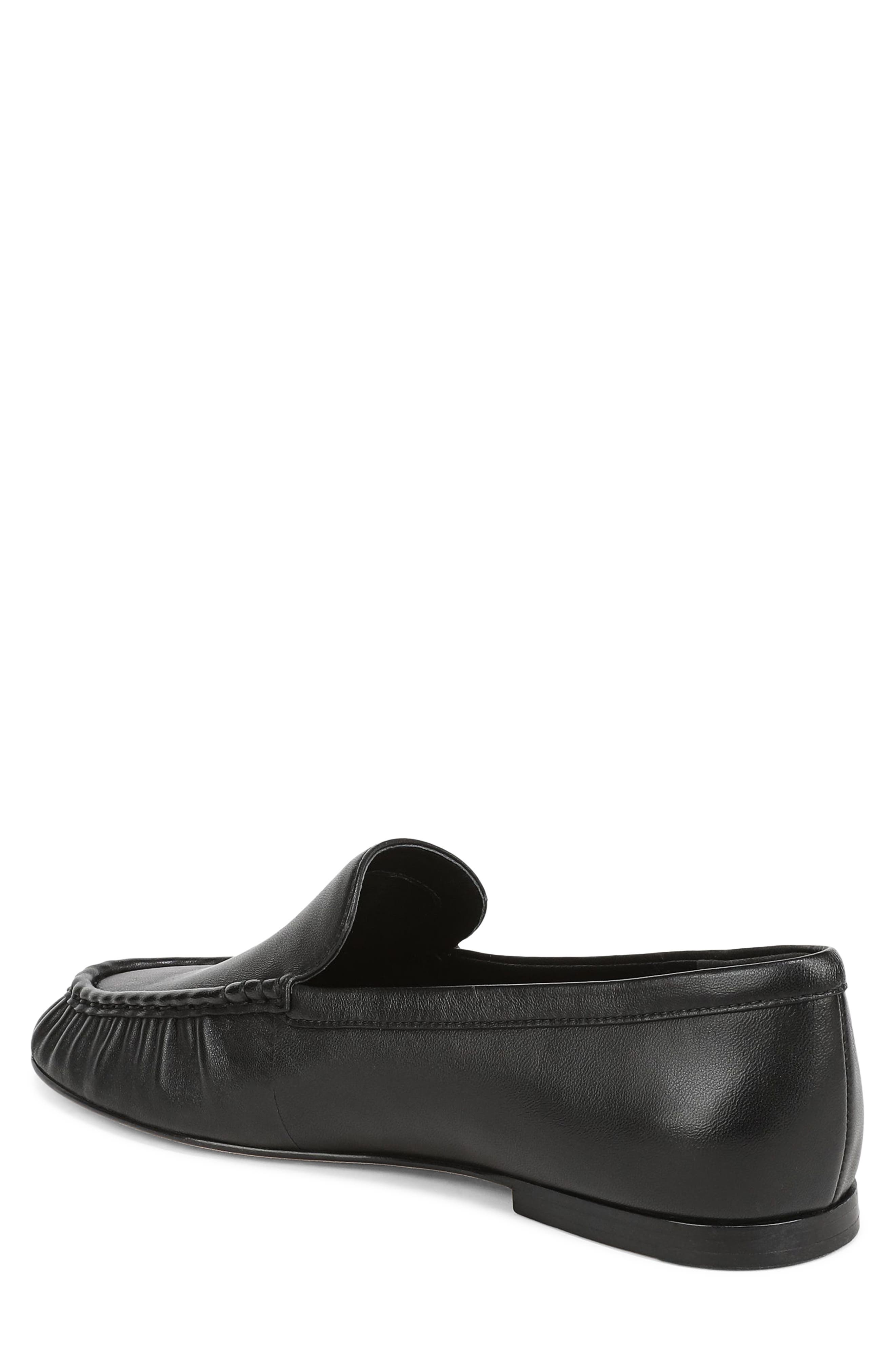 Tristan Moc Toe Loafer, Alternate, color, BLACK
