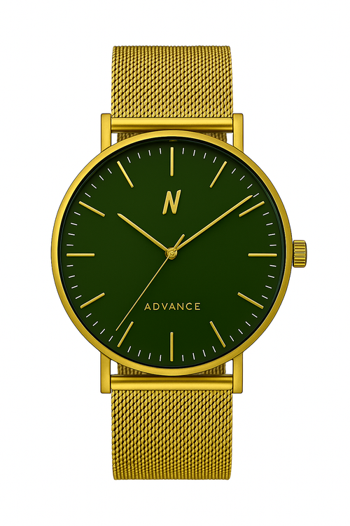 Ncmprbl Advance Envy Mesh Strap Watch, 40mm