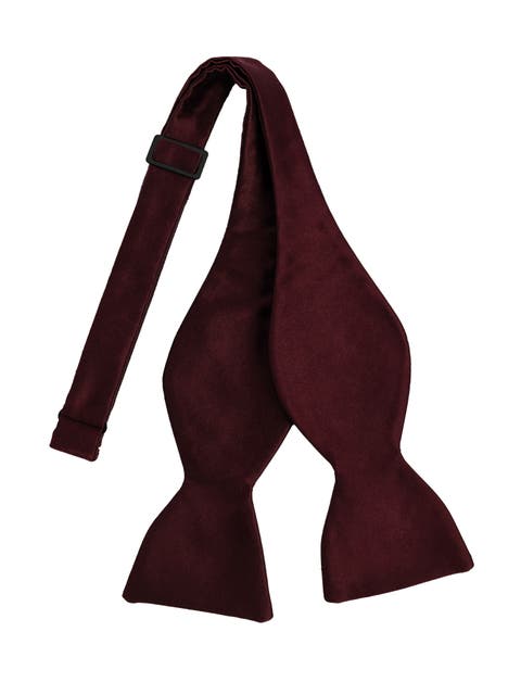 Men's Solid Satin Bow Tie