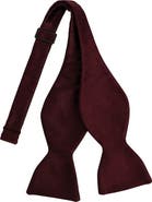 Brooklyn Brigade Men's Solid Satin Bow Tie