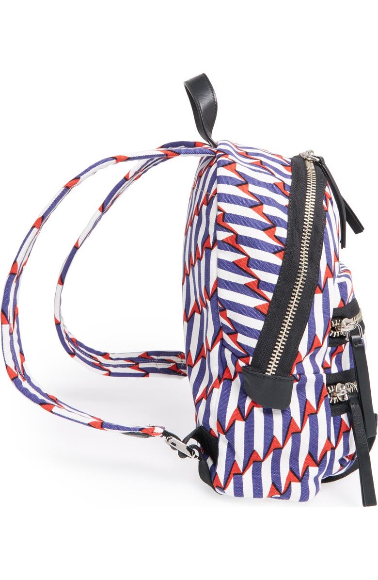 Marc Jacobs 'Arrow Head - Mini Biker' Canvas Backpack, Alternate, color,