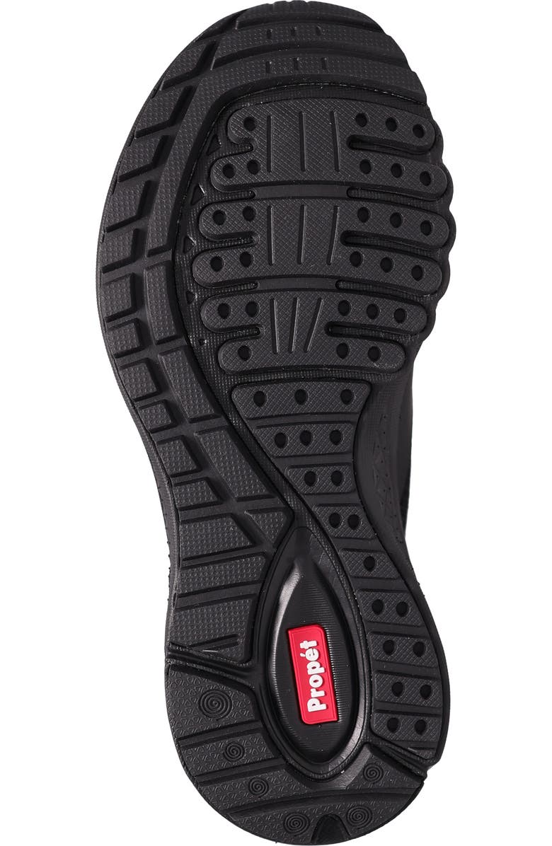 Propét One Velocity Knit Sneaker, Alternate, color, All Black