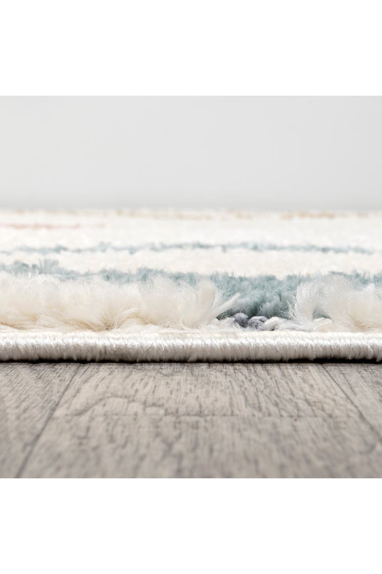 Amira Diamond  High-Low Area Rug, Alternate, color, Multi/Cream