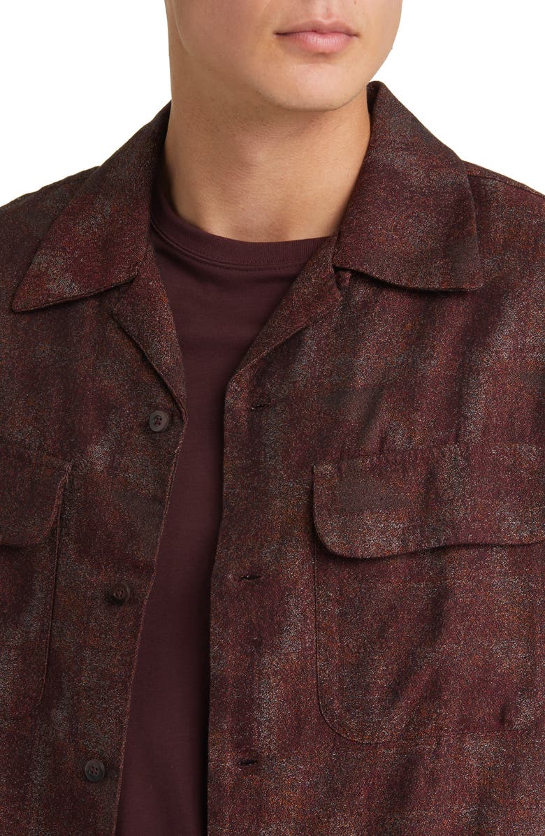 NN07 Daniel 5177 Long Sleeve Jacquard Button-Up Shirt, Alternate, color, 