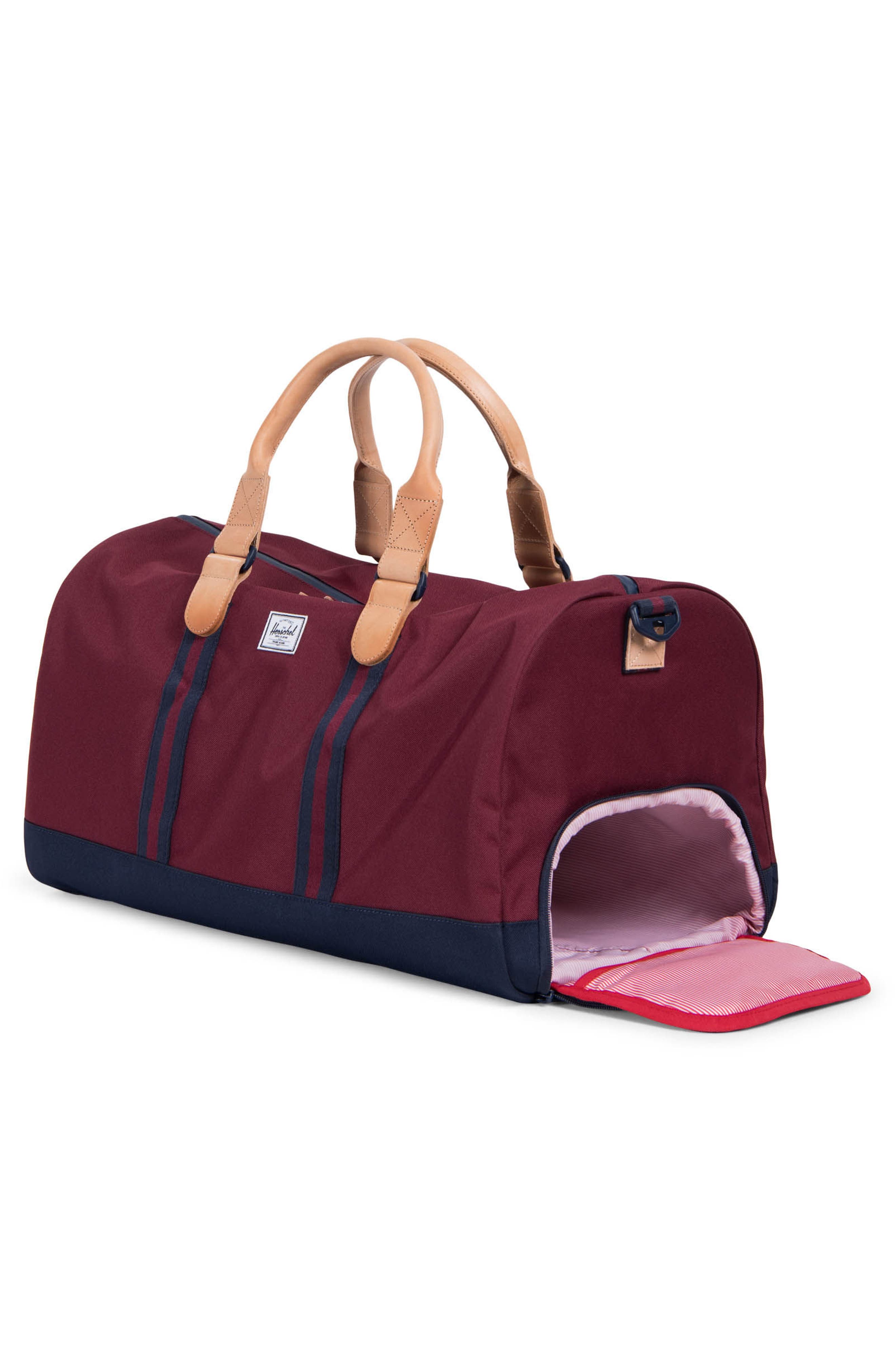 Novel Duffle Bag (Nordstrom Exclusive), Alternate, color, WINDSOR WINE