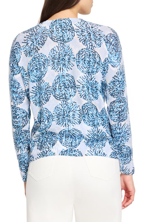 Nic + Zoe Nic+zoe Sand Dollar Supersoft Sweater In Blue Multi