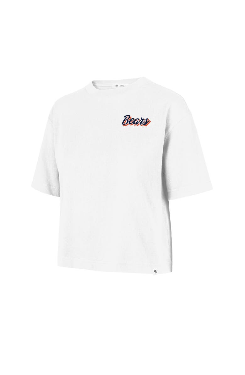 '47 Women's '47 White Chicago Bears Collage Script Reed City T-Shirt, Alternate, color, White