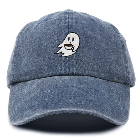 Coffee Ghost Embroidered Hat