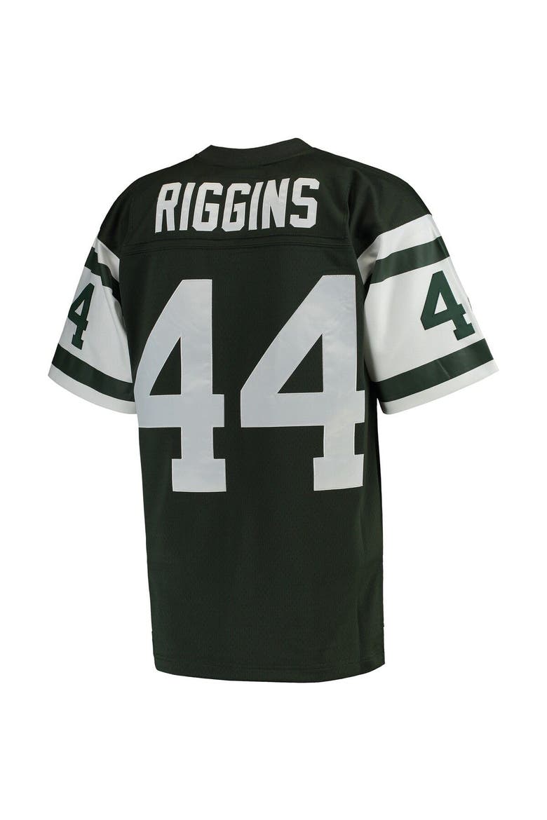 Men's Mitchell & Ness John Riggins Green New York Jets Retired Player Legacy Replica Jersey, Alternate, color, Green