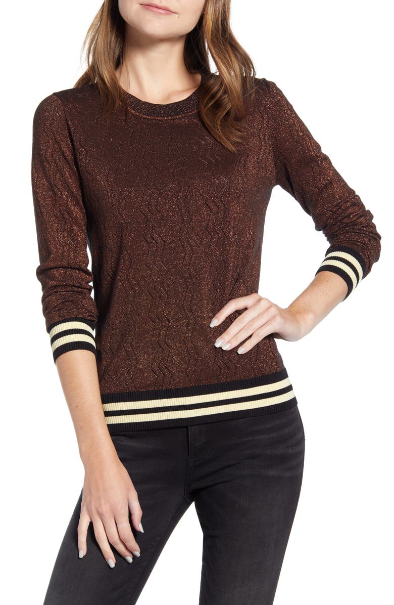 Scotch & Soda Stripe Sweater, Main, color,