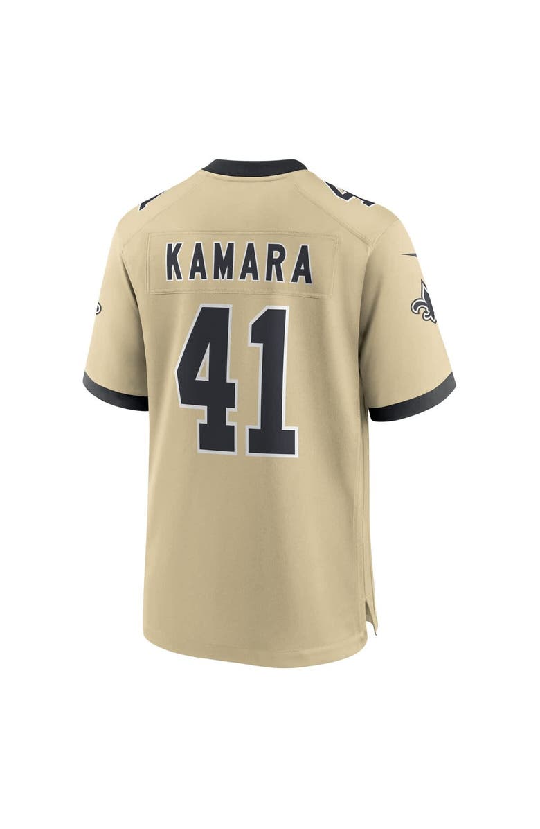 Nike Men's Nike Alvin Kamara Gold New Orleans Saints Gameday Golds Alternate Game Player Jersey, Alternate, color, Gold