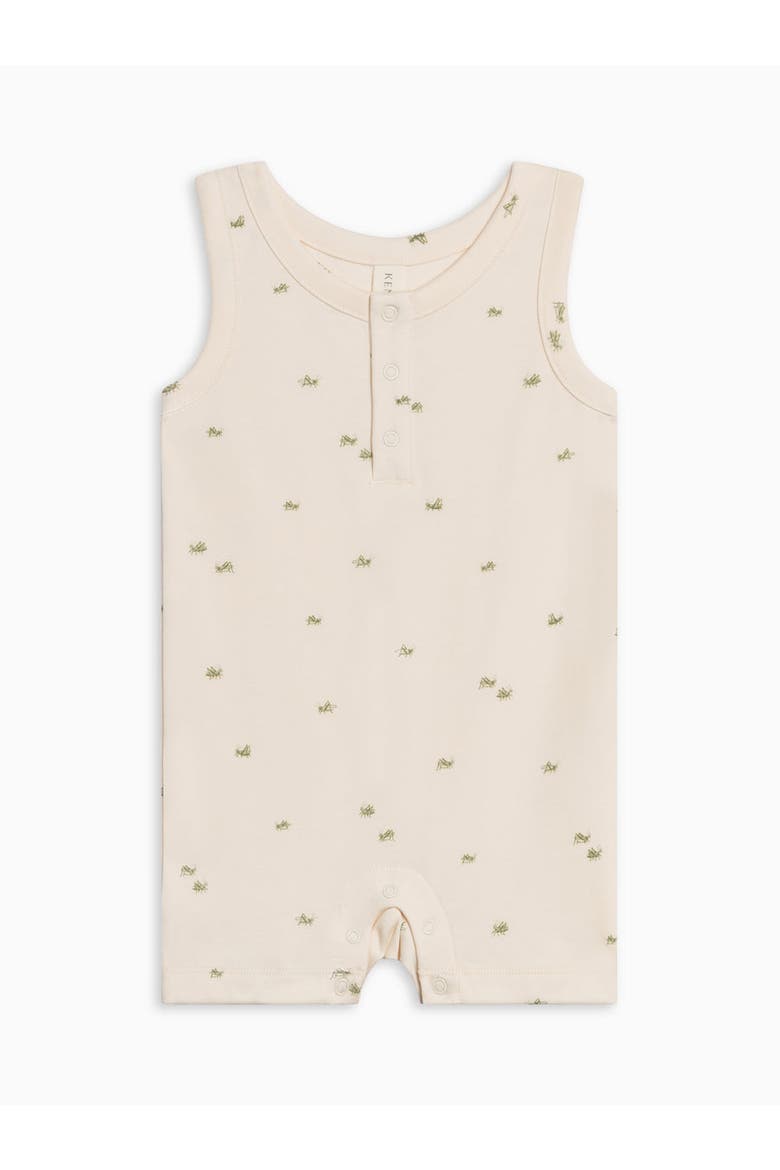 Nile Organic Tank Romper, Alternate, color, Grasshopper / Fern + Mint