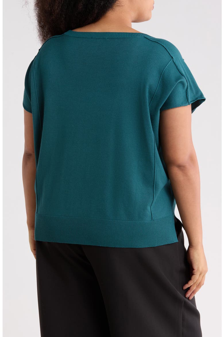 Exposed Seam Sweater, Alternate, color, OCEAN TIDE