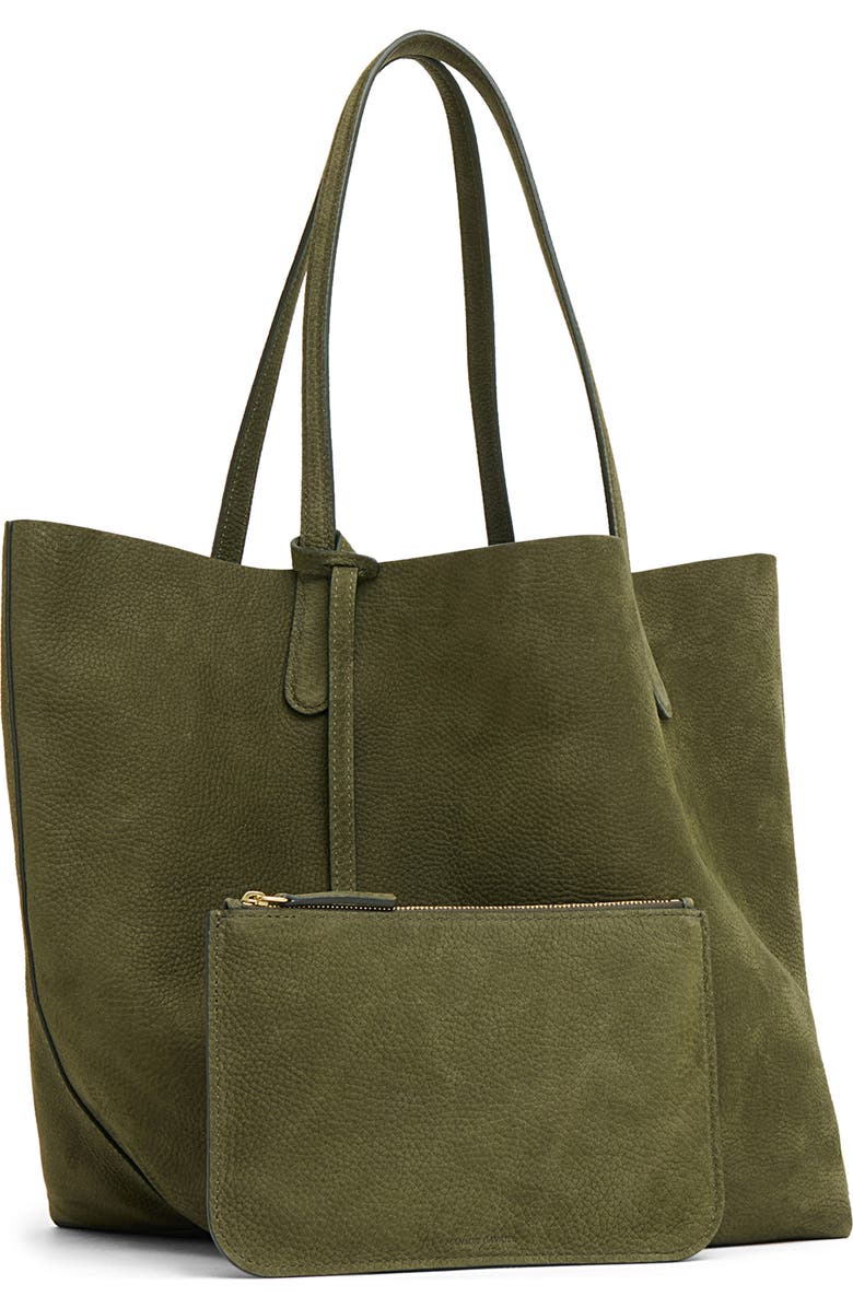 Mansur Gavriel Everyday Soft Suede Tote, Alternate, color, Algae